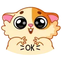 👌 emoji Хомячок (@TgSticker) Telegram sticker 7 of 20