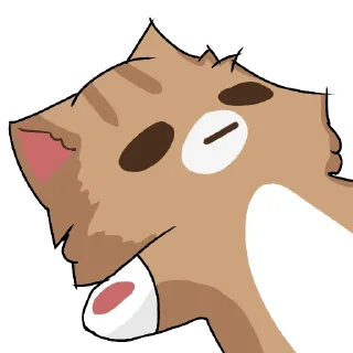 😑 emoji Кривые коты от @anderkf Telegram sticker 12 of 28