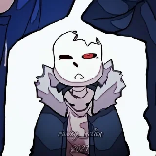 🪓 emoji —` horror sans. ★彡 Telegram sticker 14 of 27