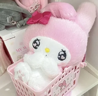 🍓 emoji ꕀ    ₊  my melody by @livzz0i Telegram sticker 19 of 40
