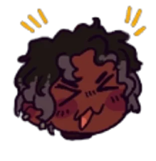 😁 emoji Micah Yujin☆ @pomojkavelvi Telegram sticker 5 of 13