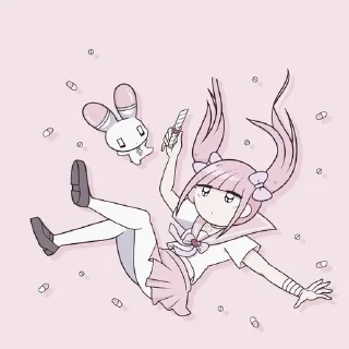 🎀 emoji menhera @usagihospital Telegram sticker 16 of 45