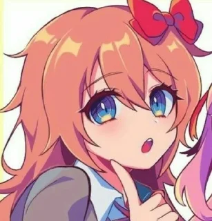 💕 emoji ~Sayori arts~ by @Raspberry_kitty Telegram sticker 17 of 40