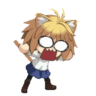 🌟 emoji {Неко арк / Neco arc} @AkiruLs Telegram sticker 12 of 20