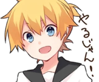 😉 emoji Len Kagamine Telegram sticker 9 of 87