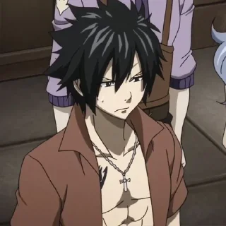 😞 emoji Gray Fullbuster Telegram sticker 18 of 39