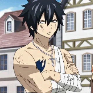 😒 emoji Gray Fullbuster Telegram sticker 14 of 39