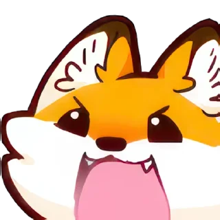 😝 emoji Vicksy Fox Telegram sticker 16 of 90