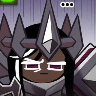 😕 emoji Дарк Какао Кукі @crkstickersua Telegram sticker 20 of 22