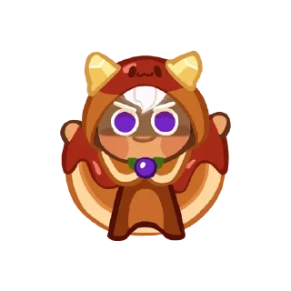 😈 emoji Панкейк Кукі @crkstickersua Telegram sticker 13 of 27