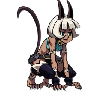 🐱 emoji Skull girl Telegram sticker 11 of 25