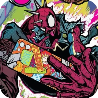 📱 emoji Spider-Punk ➩ @Earth928B Telegram sticker 18 of 45
