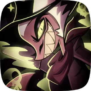 🍂 emoji БОЛЬШЕ ⇨ @CLOOBHUB СТРАЙКЕР АДСКИЙ БОСС HELLUVA ТГ Telegram sticker 7 of 43