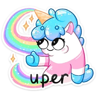 👍 emoji Мороженко :: @TgSticker Telegram sticker 23 of 40