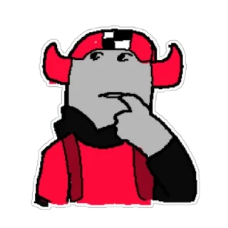 🤔 emoji Phighting!🇺🇦 Telegram sticker 20 of 53