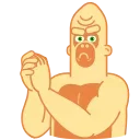 ☹️ emoji Beige Gorilla :: @Stickers_Chaos Telegram sticker 18 of 20