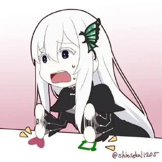 😰 emoji Резеро Telegram sticker 16 of 76