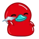 Sticker from Red Duck :: @Stickers_Chaos