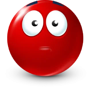 🤩 emoji Red Face Emoji @TgSticker Telegram sticker 11 of 95