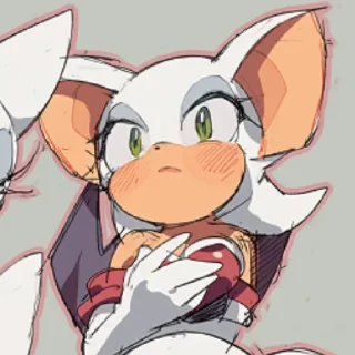 😶 emoji @AnimeTelegramStickersTg <- Руж Rouge Telegram sticker 24 of 98