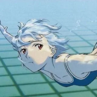 🫴 emoji ayanami rei Telegram sticker 10 of 31