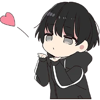 😘 emoji Юрудура-кун 6 @Nyasticks Telegram sticker 24 of 41