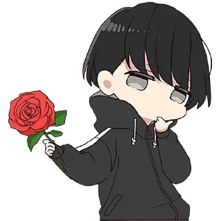 🌹 emoji Юрудура-кун 6 @Nyasticks Telegram sticker 14 of 41
