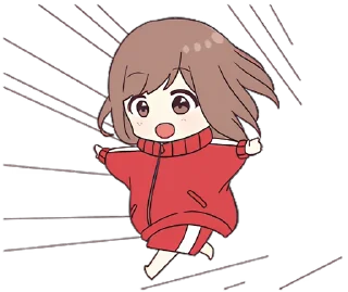 🏃‍♀ emoji Джерси-тян 3 @nyasticks Telegram sticker 17 of 25