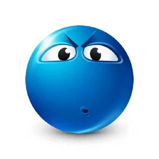 🌟 emoji Blue emojies Telegram sticker 18 of 46