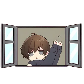 👋 emoji Менхера-кун Telegram sticker 20 of 40