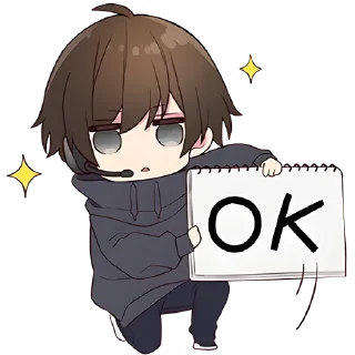 👌 emoji Менхера-кун Telegram sticker 3 of 40