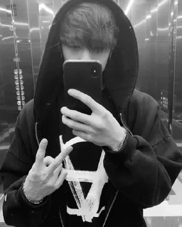 Sticker from |чб bang chan.|