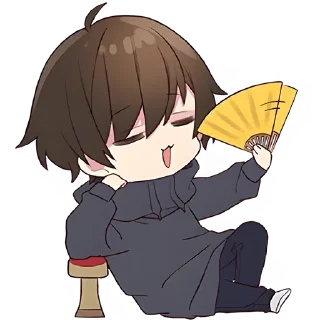 😎 emoji Менхера-кун Telegram sticker 2 of 40