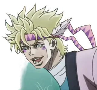 😅 emoji Jojo part 5 Telegram sticker 22 of 24