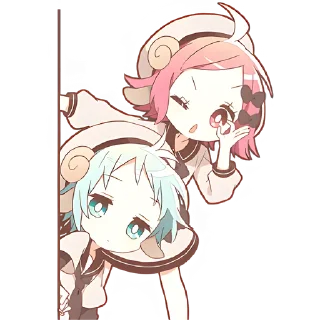 🤨 emoji Тройняшки ч.2 @nyasticks Telegram sticker 24 of 40