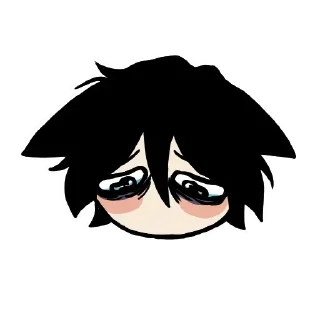 😞 emoji Edgy Catboy Telegram sticker 24 of 61
