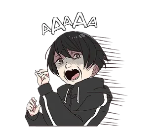 🦛 emoji Юрудура-кун 3 @nyasticks Telegram sticker 8 of 33