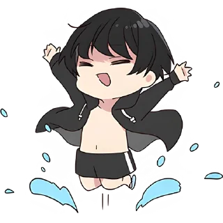 🥳 emoji Юрудура-кун 4 @Nyasticks Telegram sticker 2 of 41