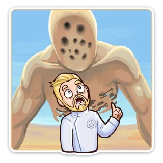 😧 emoji SCP Foundation | ARTSCP Telegram sticker 21 of 49