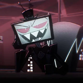 😶 emoji БОЛЬШЕ ⇨ @CLOOBHUB ВОКС ОТЕЛЬ ХАЗБИН HAZBIN HOTEL Telegram sticker 20 of 63
