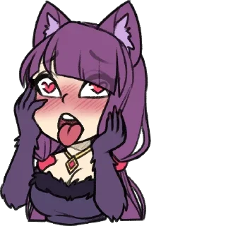😍 emoji shy anime pack Telegram sticker 7 of 37