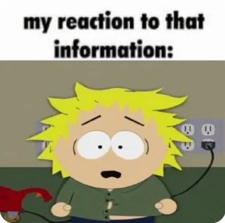 😰 emoji ✨south park✨ Telegram sticker 16 of 33