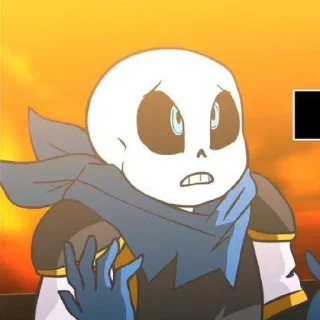 🤩 emoji Blue!sans underverse ✿ @Ruzi_heh Telegram sticker 16 of 34