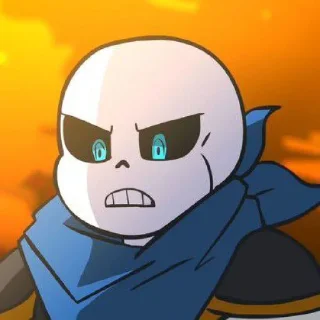 🤩 emoji Blue!sans underverse ✿ @Ruzi_heh Telegram sticker 17 of 34