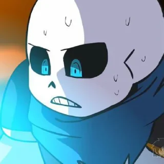 🤩 emoji Blue!sans underverse ✿ @Ruzi_heh Telegram sticker 22 of 34