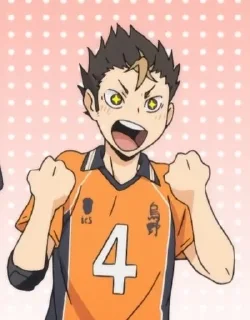 🤩 emoji Nishinoya Telegram sticker 7 of 23