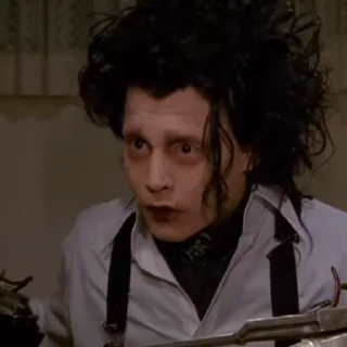 🌟 emoji edward scissorhands✂️ Telegram sticker 13 of 41