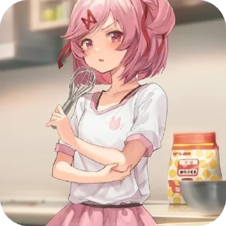 💇 emoji нацуки | тгк @DokiDokiRusFd Telegram sticker 10 of 63
