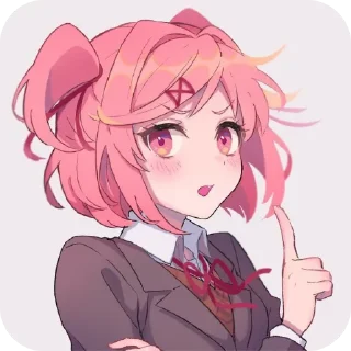 ✋ emoji нацуки | тгк @DokiDokiRusFd Telegram sticker 9 of 63