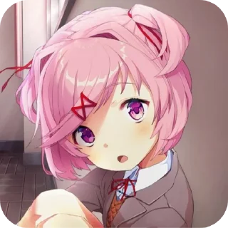 💇 emoji нацуки | тгк @DokiDokiRusFd Telegram sticker 15 of 63